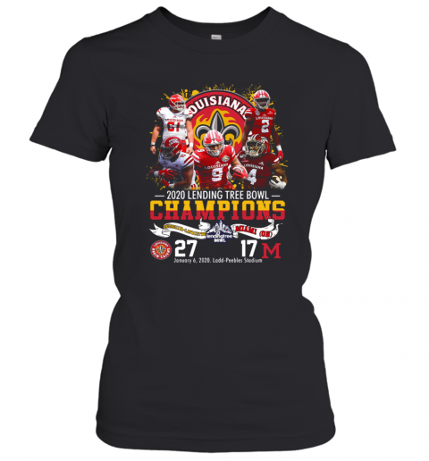 2020 Lendingtree Bowl Champions Louisiana Lafayette Vs Miami T-Shirt Classic Women's T-shirt