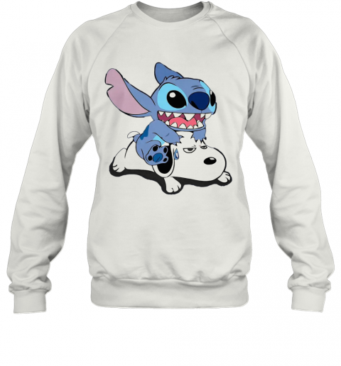 A Friend For Life Stitch And Snoopy T-Shirt Unisex Sweatshirt