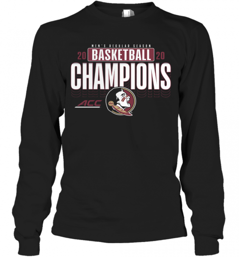 ACC Men'S Basketball Regular Season Champions 2020 T-Shirt Long Sleeved T-shirt 