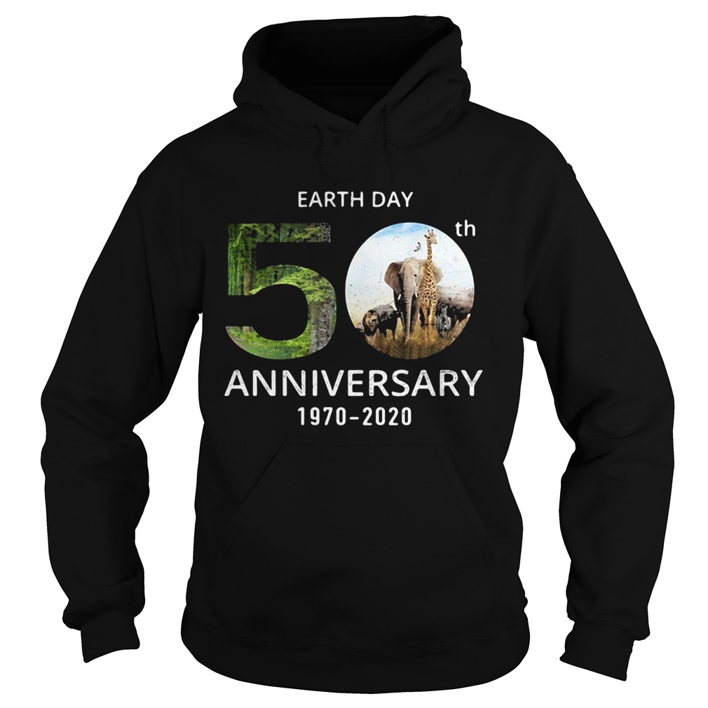 Animals Earth Day 50th Anniversary 1970 2020 Hoodie