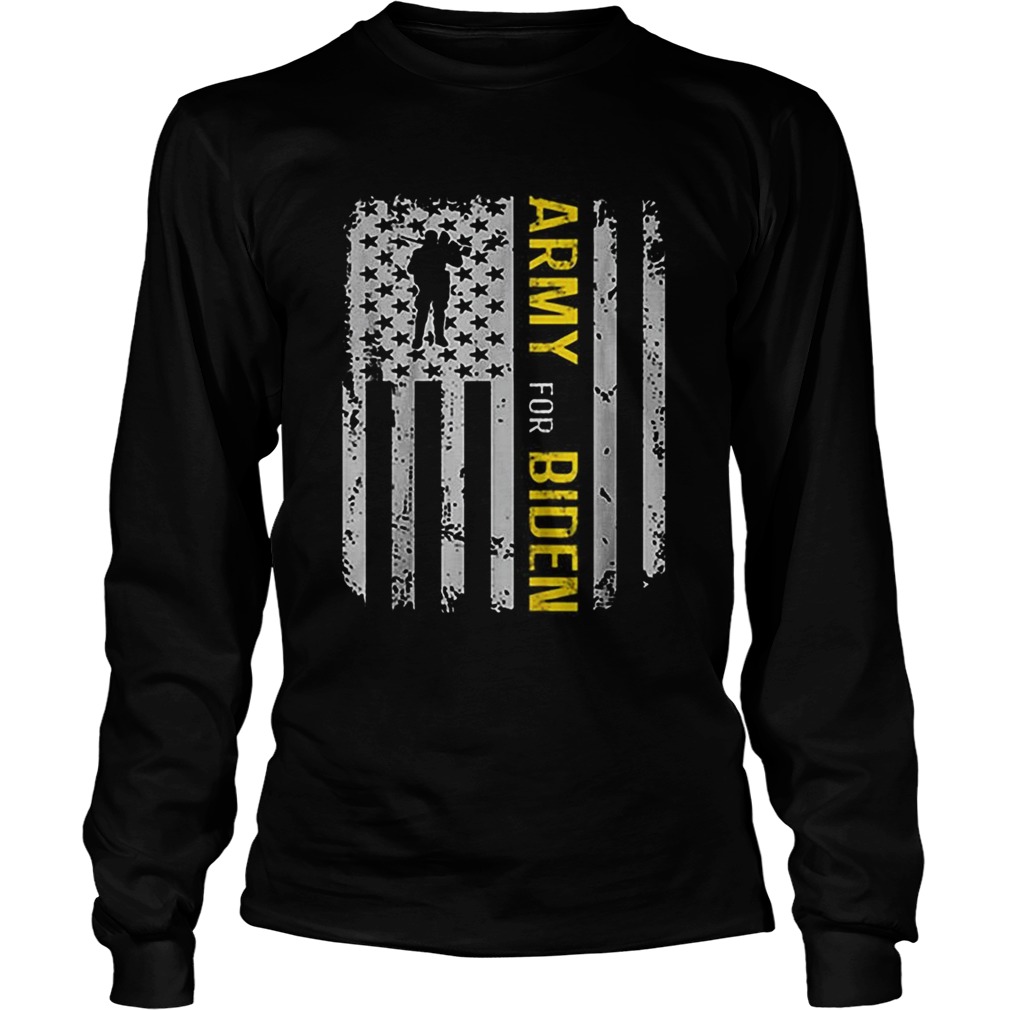 Army Election For Biden USA Army Vintage Long Sleeve