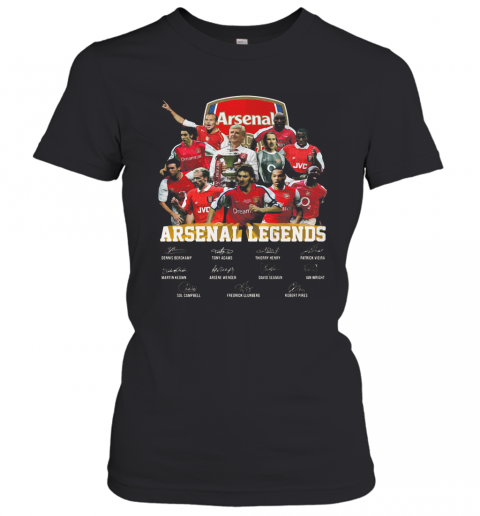Arsenal Legends Football Players Signatures T-Shirt Classic Women's T-shirt