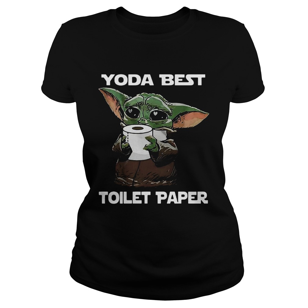 Baby Yoda Best Toilet Paper Classic Ladies