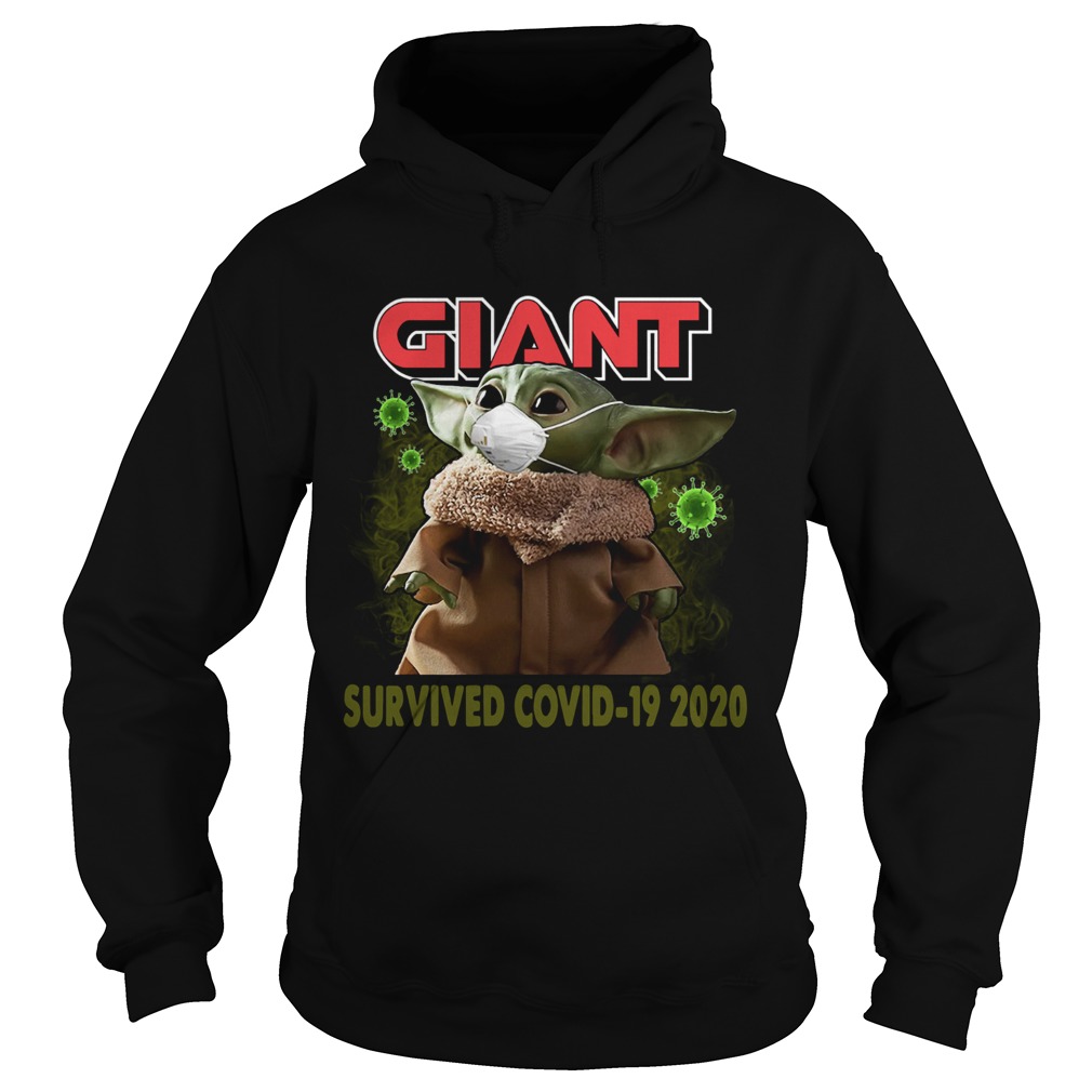 Baby Yoda Giant Survived Covid 19 2020 Hoodie
