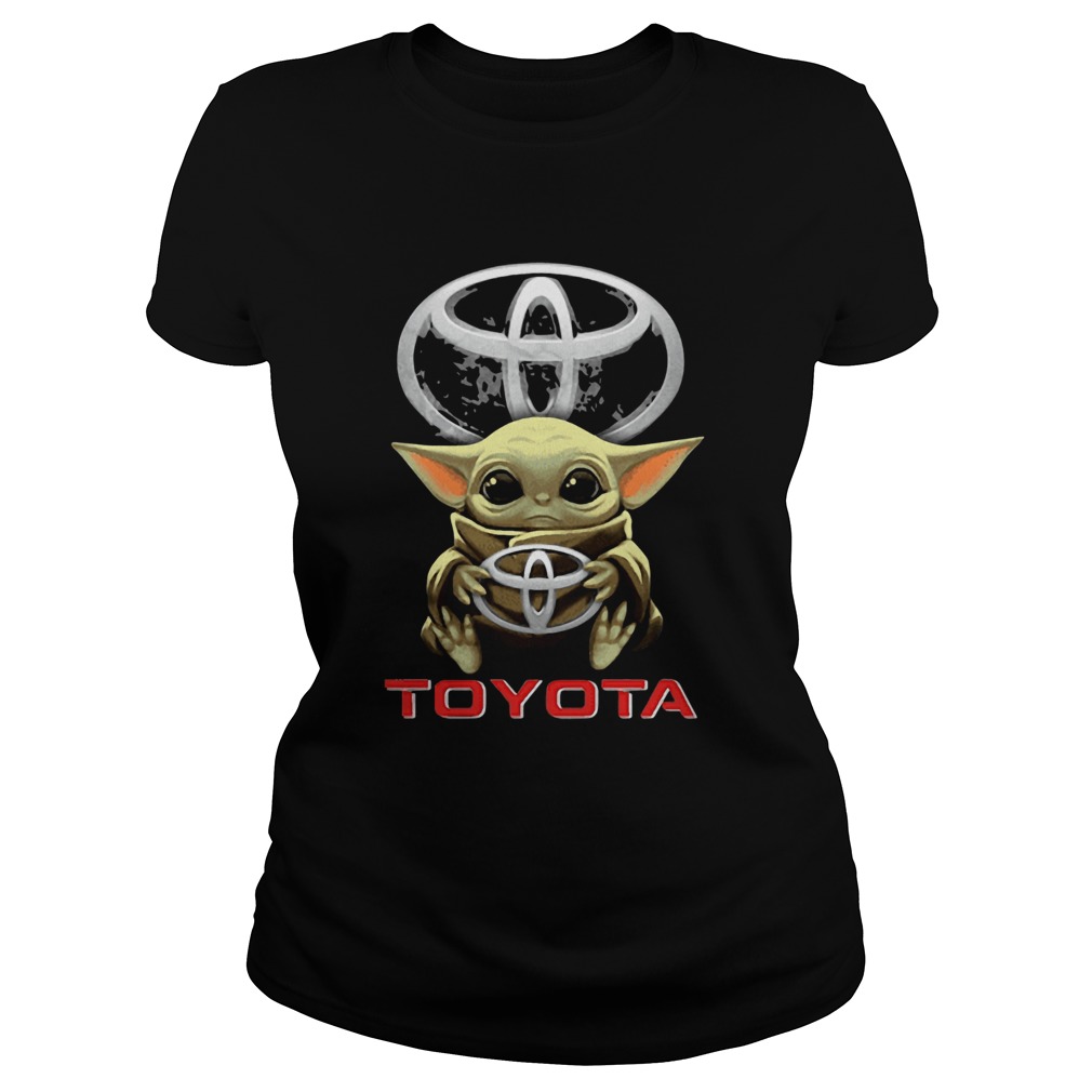 Baby Yoda Hug Toyota Classic Ladies