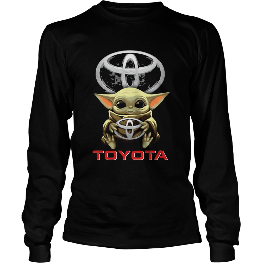 Baby Yoda Hug Toyota Long Sleeve