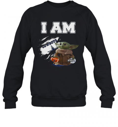 Baby Yoda I Am Dallas Cowboys Inside Me T-Shirt Unisex Sweatshirt