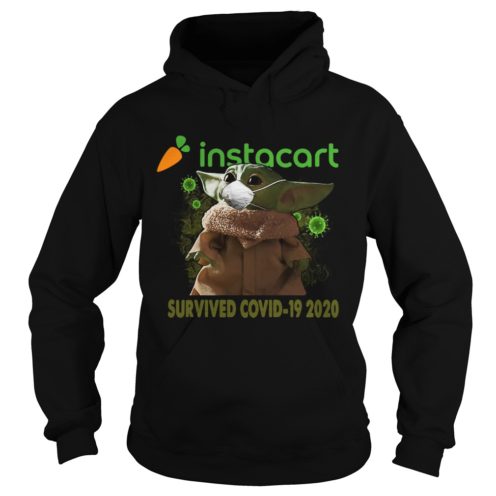 Baby Yoda Instacart Survived Covid 19 2020 Hoodie