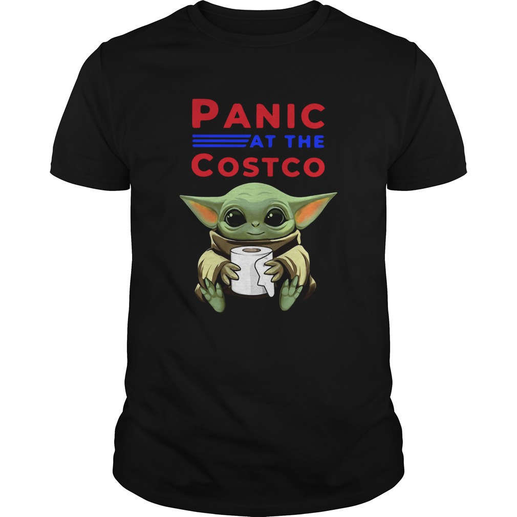 Baby Yoda Panic At The Costco shirt