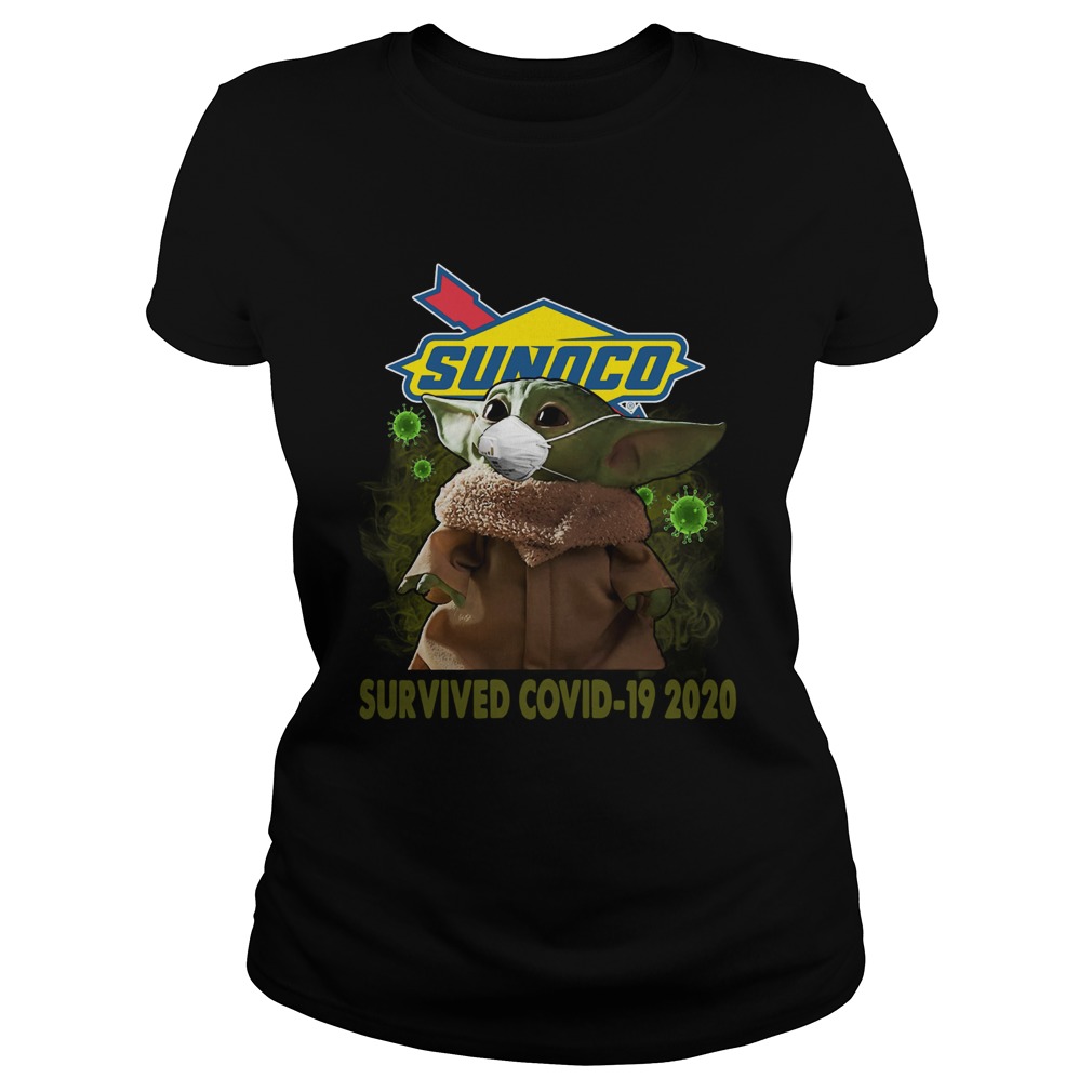 Baby Yoda Sunoco Survived Covid 19 2020 Classic Ladies