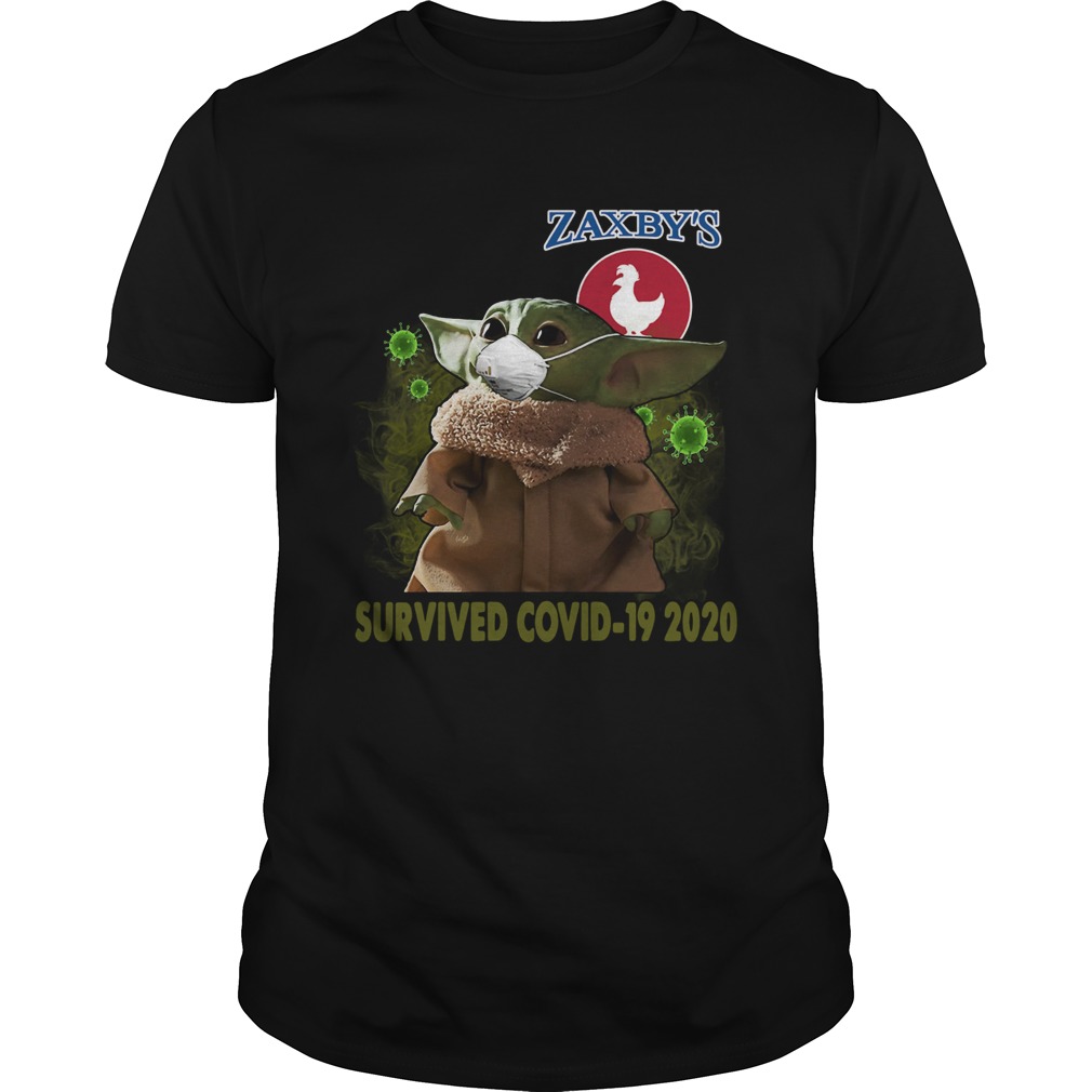 Baby Yoda Zaxbys Survived Covid 19 2020 Shirt