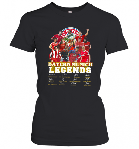 Bayern Munich Legends Players Signatures T-Shirt Classic Women's T-shirt