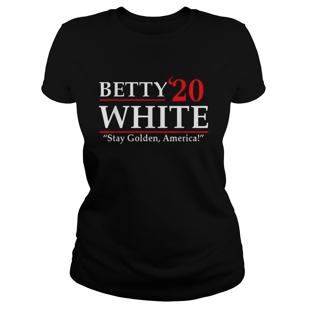Betty20 White Stay Golden America Classic Ladies