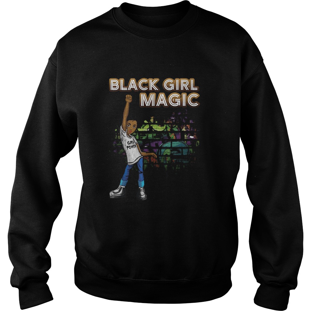 Black Girl Magic I Am Black History Phenomenal Woman Melanin Sweatshirt
