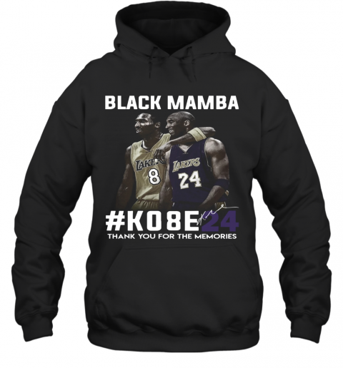 Black Mamba #Ko8e24 Thank You For The Memories T-Shirt Unisex Hoodie