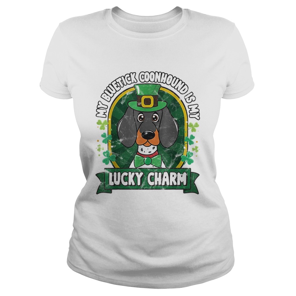 Bluetick Coonhound St Patricks Lucky Charm shirt