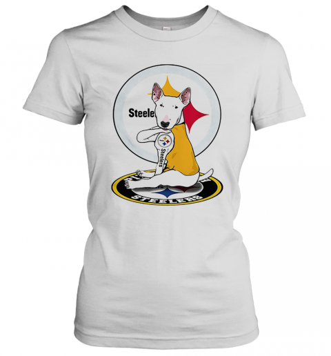 Bull Terrier Tattoo Pittsburgh Steelers Logo T-Shirt Classic Women's T-shirt