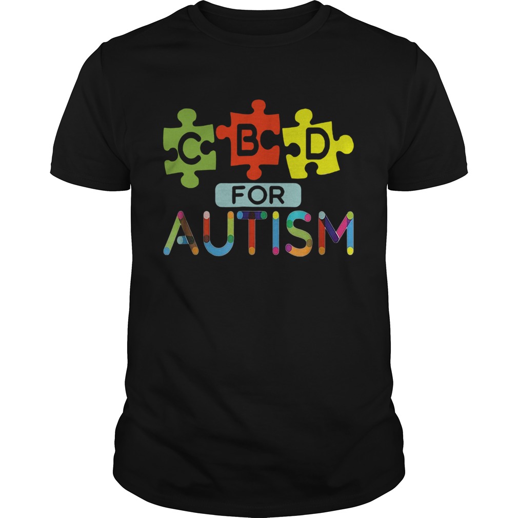 CBD For Autism Awareness Shirt Hemp Oil Puzzle shirt