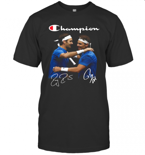 Champions Roger Federer And Rafael Nadal T-Shirt Classic Men's T-shirt