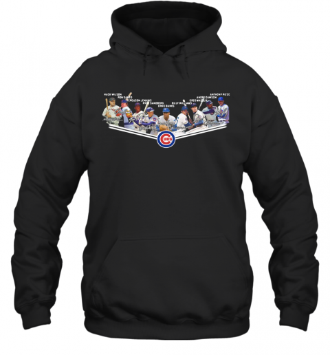 Chicago Cubs Players Team Signature T-Shirt Unisex Hoodie