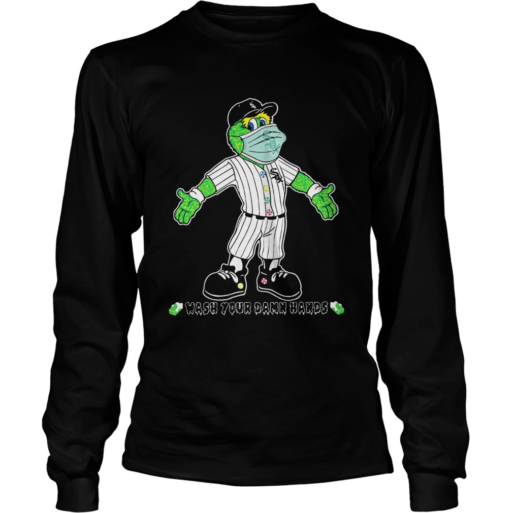 Chicago White Sox Mask Wash Your Damn Hands Long Sleeve