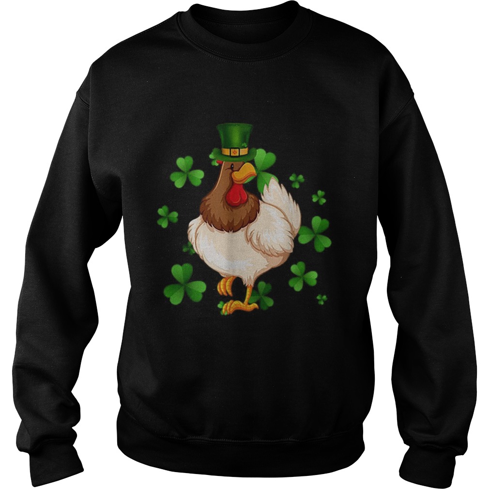 Chicken St Patricks Day Irish Chicken Lovers Sweatshirt