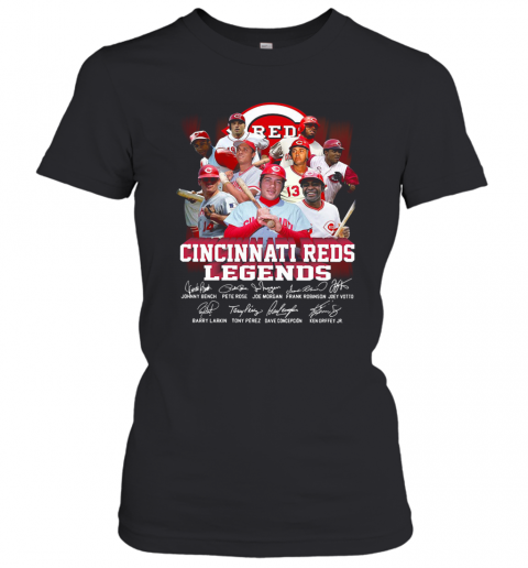 Cincinnati Reds Legends Players Signatures T-Shirt Classic Women's T-shirt