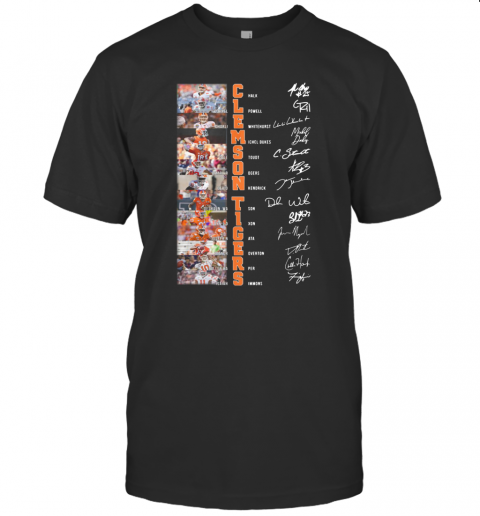 Clemson Tigers All Team Signatures T-Shirt