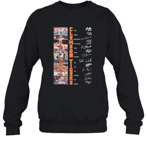 Clemson Tigers All Team Signatures T-Shirt Unisex Sweatshirt