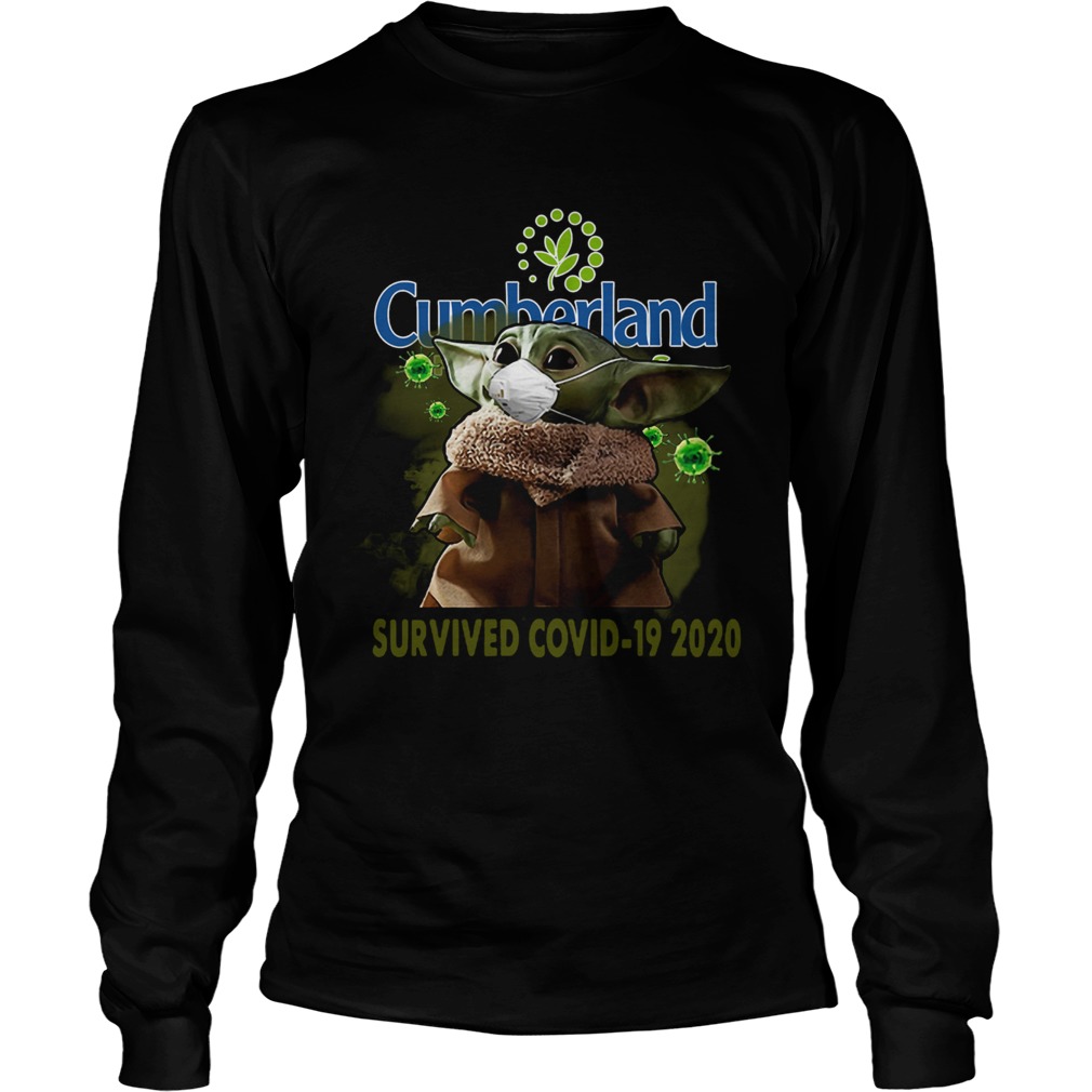 Cute Baby Yoda Cumberland Farms Survived Covid19 2020 Long Sleeve