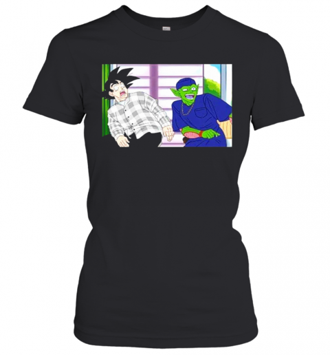 Cute Son Goku And Piccolo Damn Meme T-Shirt Classic Women's T-shirt