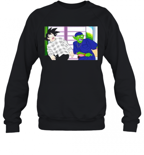 Cute Son Goku And Piccolo Damn Meme T-Shirt Unisex Sweatshirt