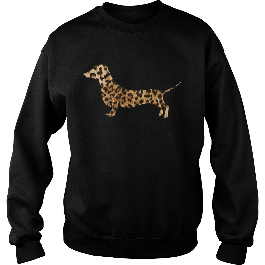 Dachshund Leopard Sweatshirt