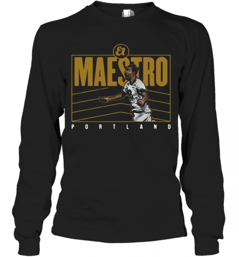 Diego Valeri El Maestro Portland T-Shirt Long Sleeved T-shirt 