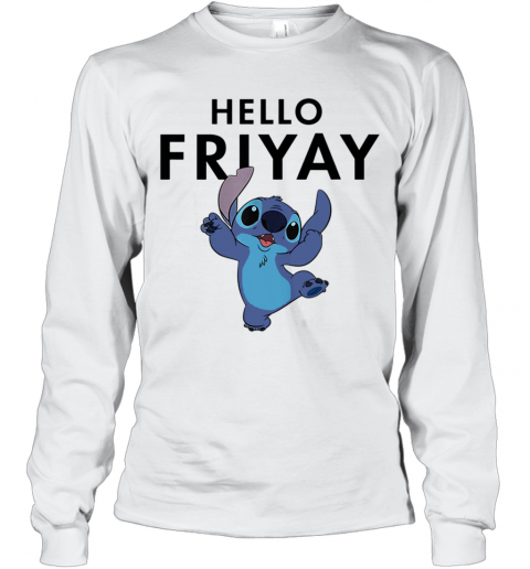 Disney Lilo Hello Friyay T-Shirt Long Sleeved T-shirt 