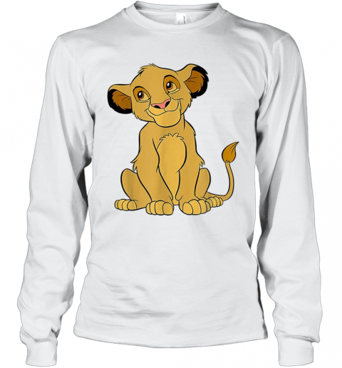 Disney Lion King Classic Simba Cosplay T-Shirt Long Sleeved T-shirt 