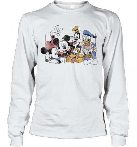 Disney Mickey And The Gang T-Shirt Long Sleeved T-shirt 