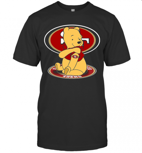 Disney Pooh Tattoo San Francisco 49Ers Logo T-Shirt