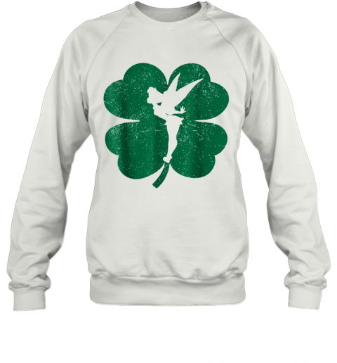 Disney Tinker Bell Green Shamrock St. Patrick'S Day T-Shirt Unisex Sweatshirt