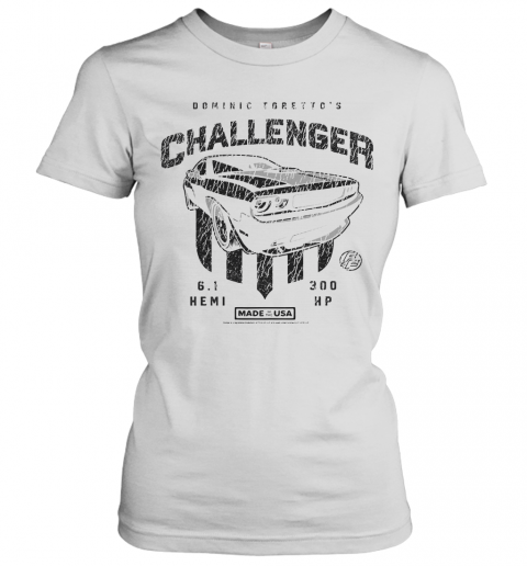 Dominic Toretto'S Challenger Made Usa Car T-Shirt Classic Women's T-shirt