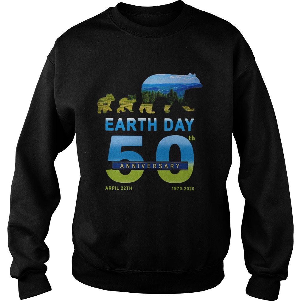 Earth Day 50th Anniversary 2020 Bear Sweatshirt