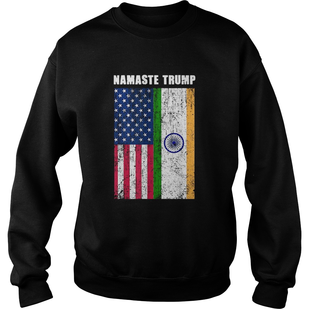 Flag American India Namaste Trump Visits India 2020 Sweatshirt