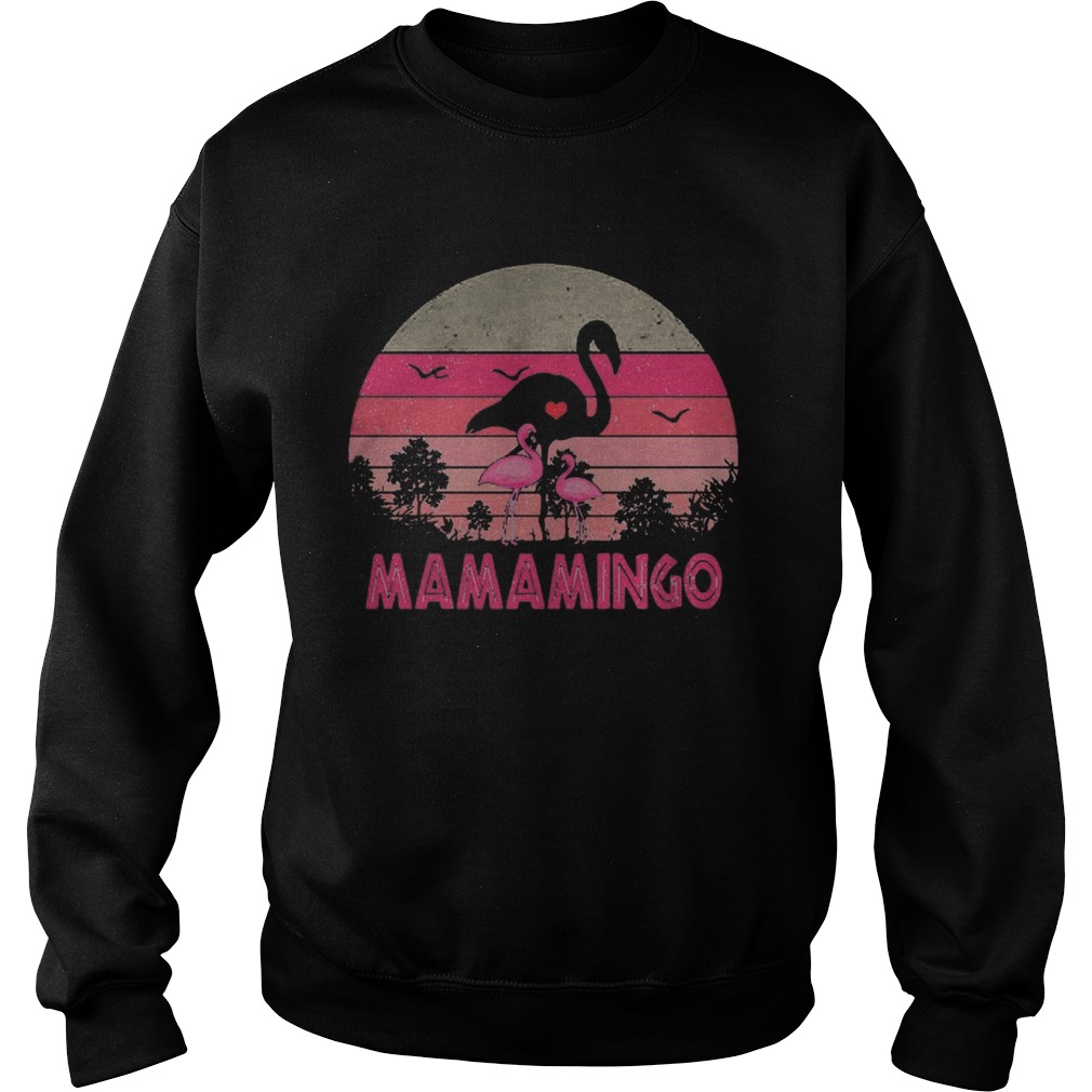 Flamingo mamamingo vintage retro Sweatshirt