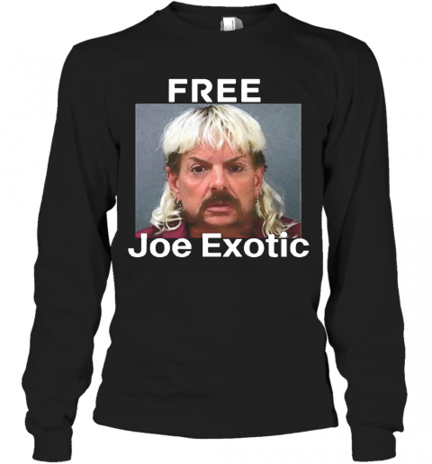 Free Joe Exotic Tiger King Innocent T-Shirt Long Sleeved T-shirt 