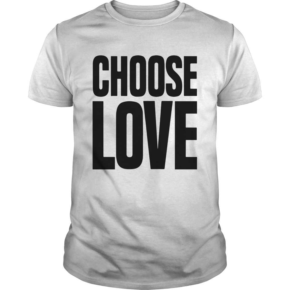 Funeral Caroline Flack Choose Love shirt