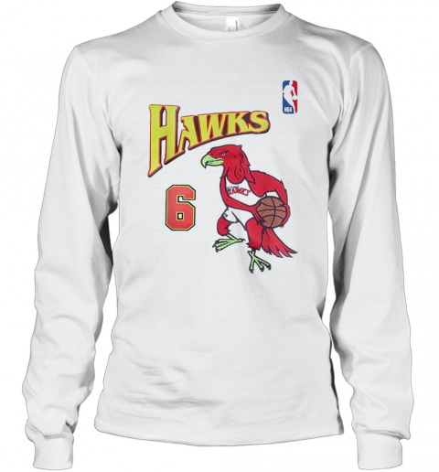 Future X Atlanta Hawks 6 Swingman Jersey T-Shirt Long Sleeved T-shirt 