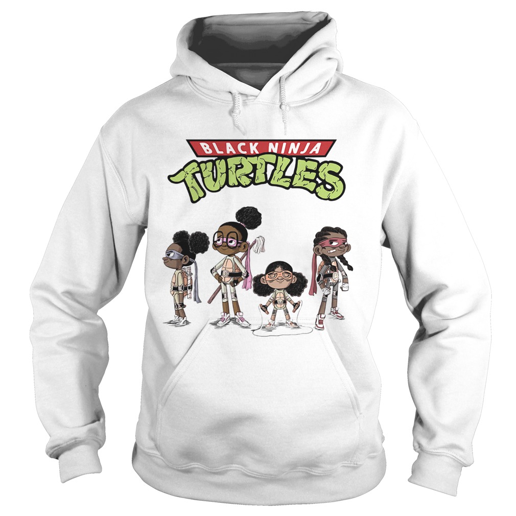 Girl black ninja turtles Hoodie
