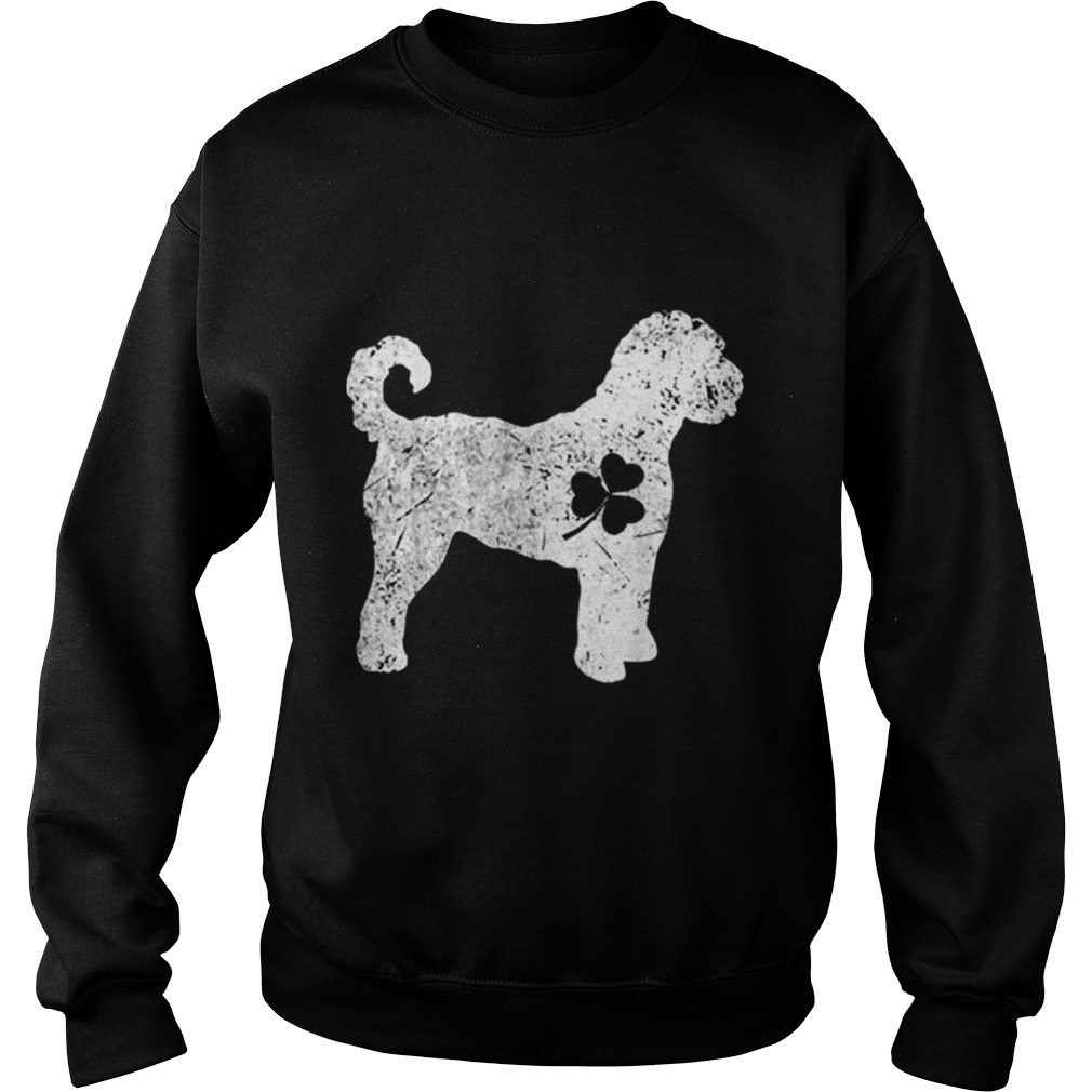 Goldendoodle Irish Clover St Patrick Day Dog Sweatshirt