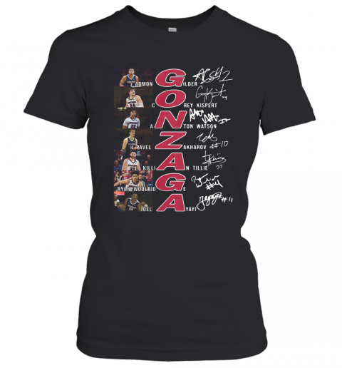 Gonzaga Basketball All Team Signature T-Shirt Classic Women's T-shirt