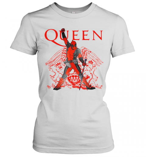Good Deadpool Freddie Mercury Queen We Are The Champions T-Shirt Classic Women's T-shirt